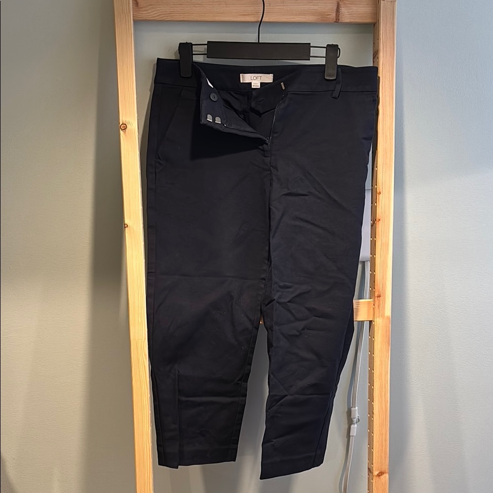 LOFT Navy Chinos for Effortless Style